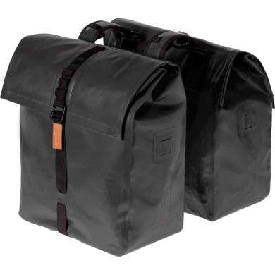 Basil Dubbele Tas Urban Dry BLack