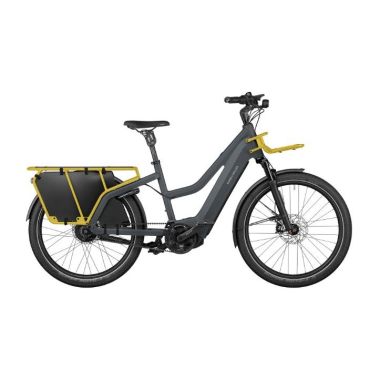 Riese & Müller Multicharger2 Mixte GT Vario Utility Grey/Curry Matt (Kiox 300/750 Wh/Cargo-Voordrager/SafetyBar)